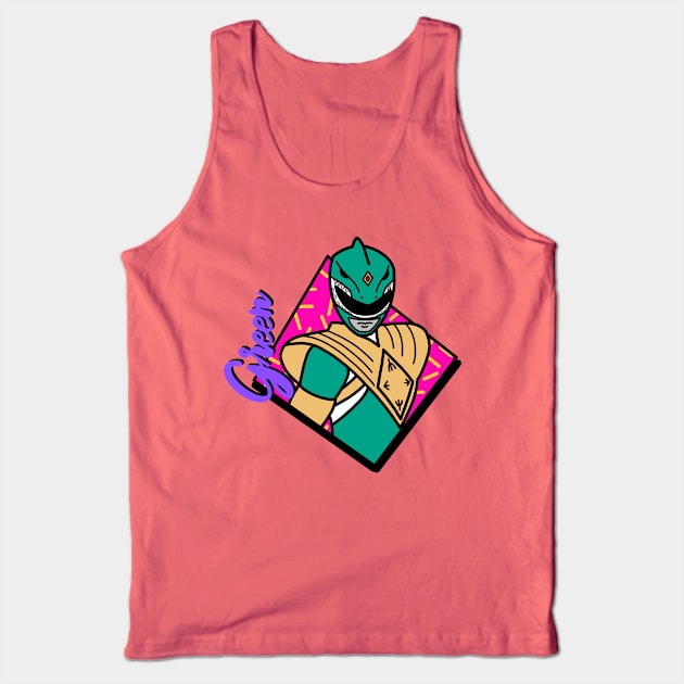 Green Ranger Tank Top by SimplePeteDoodles